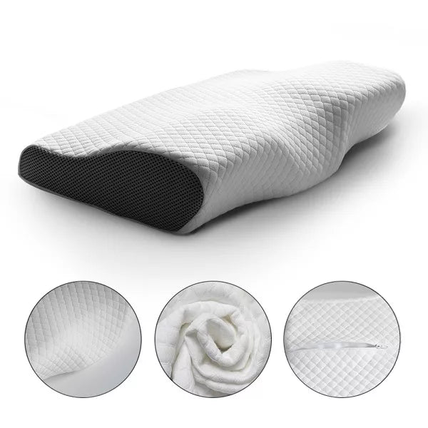 Orthopedic Neck Pillow for Sore Neck & Shoulder Pain | Contour Memory Foam | Cervical & Ergonomic Pillow