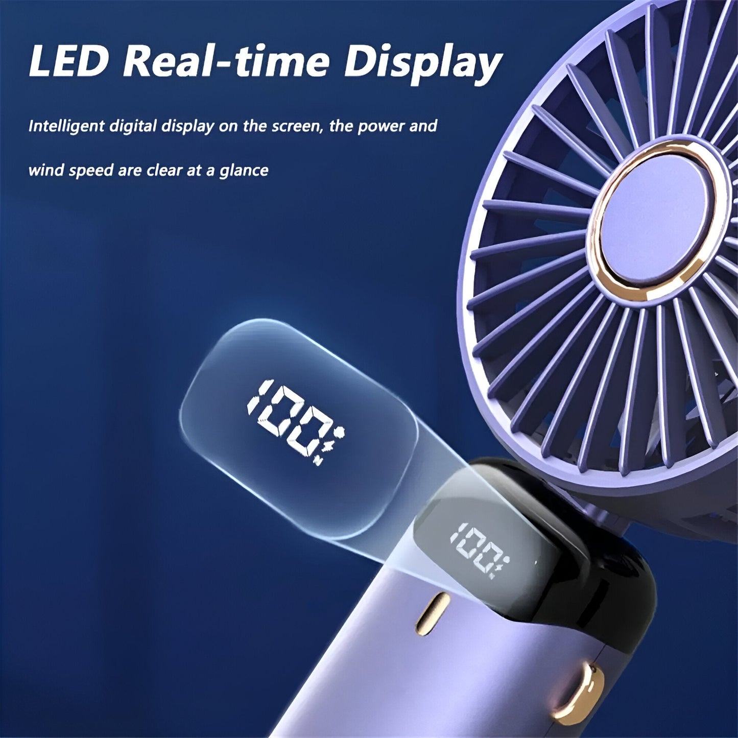 Powerful Handheld Fan – Rechargeable Mini Fan for Instant Cooling