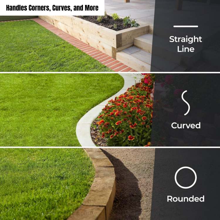 Lawn Edger | Adjustable Length, Ergonomic Design & Ideal for Homeowners and Garden Enthusiasts