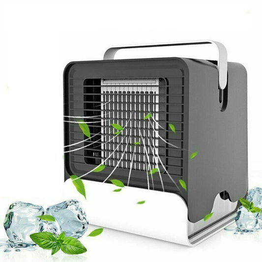 Portable Mini Air Conditioner | Ultra-Portable Car AC System, Quiet 4-Blade Design & Ideal for Home, Office, and Travel Use