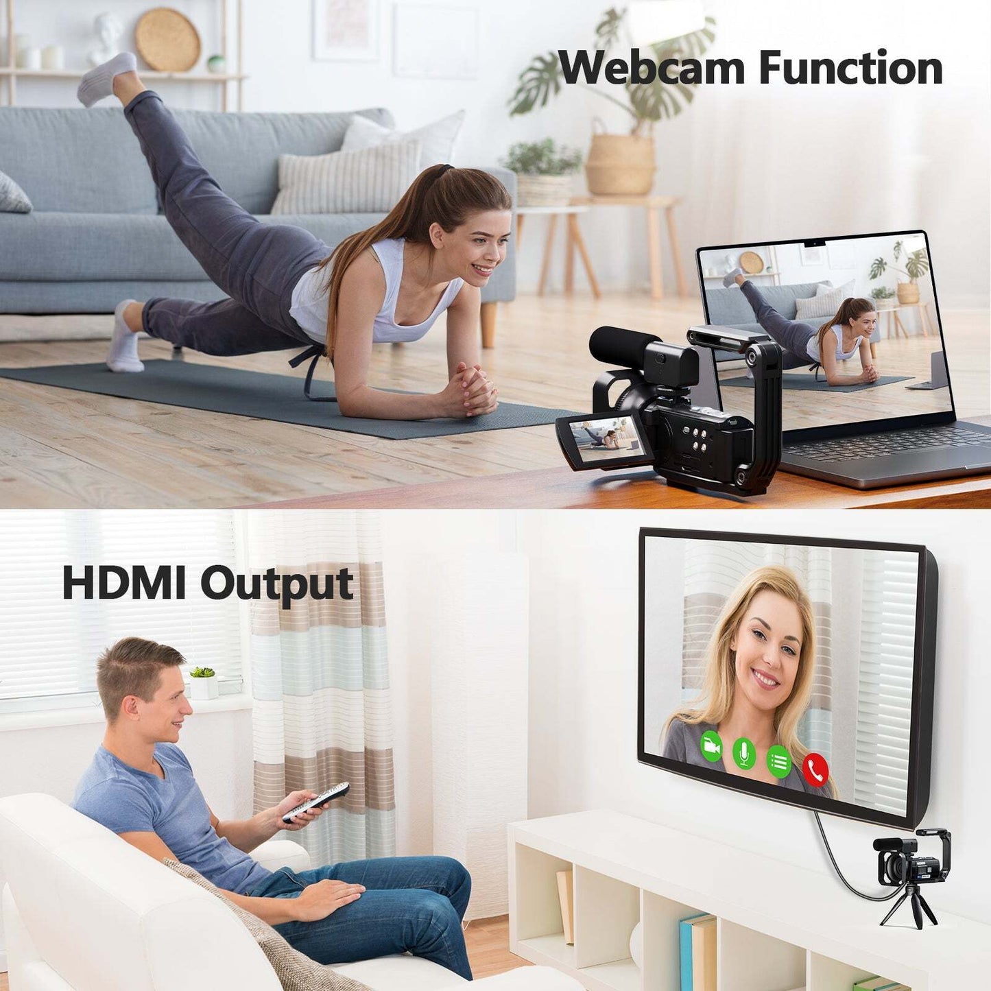 5K UHD Camcorder Video Camera | Night Vision, Anti-Shake Best Digital Camcorder for Sports
