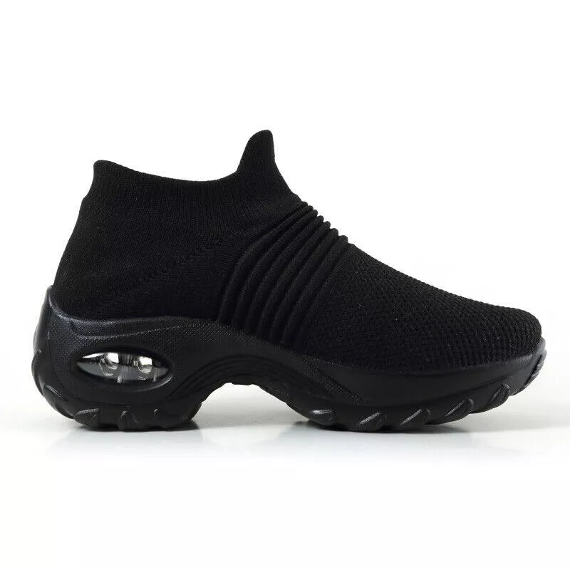 Women's Slip-On Orthopedic Trainers | Air Cushion Comfort, Breathable Mesh & Non-Slip Sole for Everyday Wear and Active Lifestyle