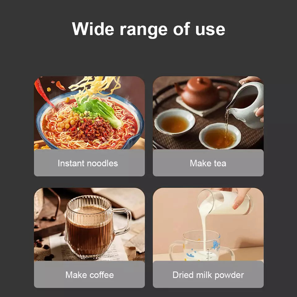 Electric Kettle | 1.8L, 3000W, Rapid Boil, Auto Shut-Off & Borosilicate Glass for Tea, Coffee & Instant Meals