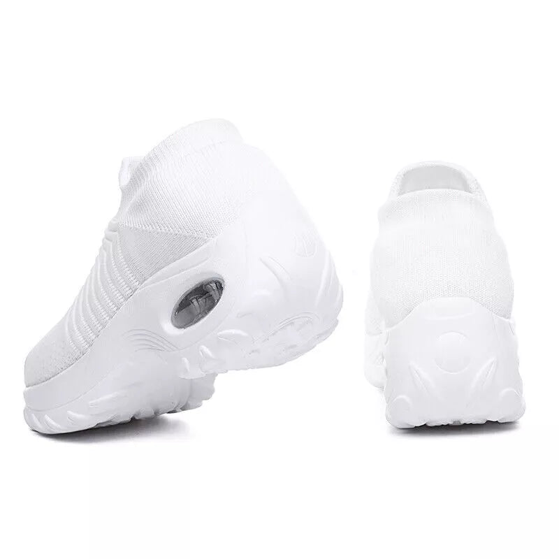 Women's Slip-On Orthopedic Trainers | Air Cushion Comfort, Breathable Mesh & Non-Slip Sole for Everyday Wear and Active Lifestyle