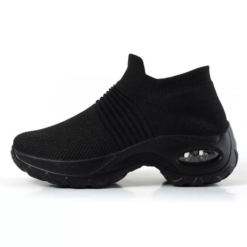 Women's Slip-On Orthopedic Trainers | Air Cushion Comfort, Breathable Mesh & Non-Slip Sole for Everyday Wear and Active Lifestyle