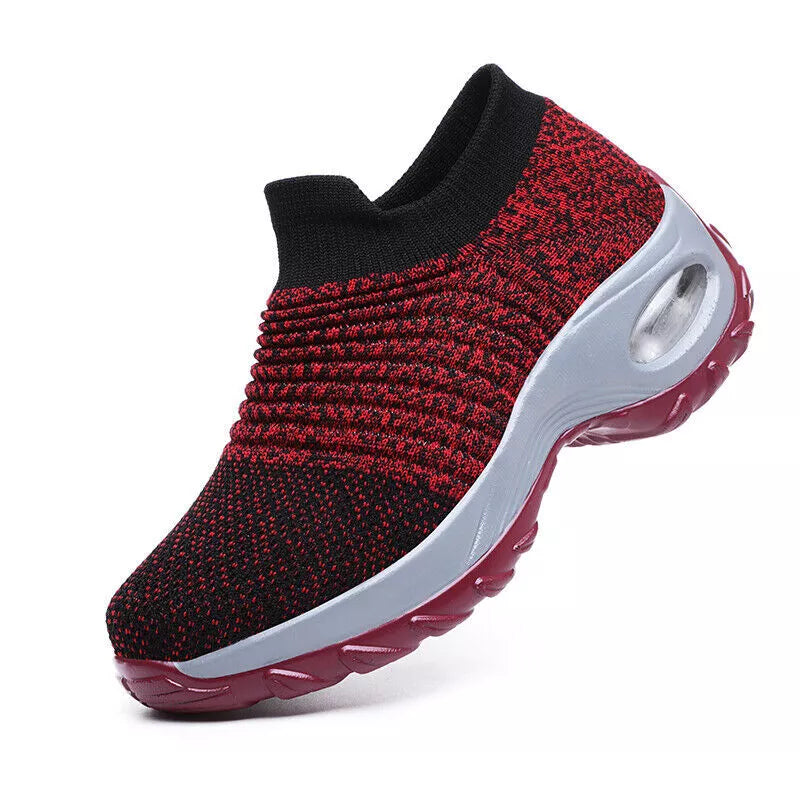 Women's Slip-On Orthopedic Trainers | Air Cushion Comfort, Breathable Mesh & Non-Slip Sole for Everyday Wear and Active Lifestyle