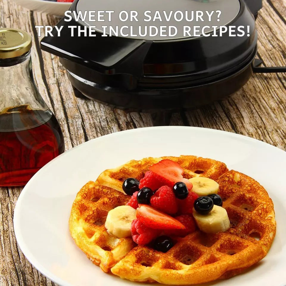 Deep-Fill Waffle Maker | Non-Stick, Adjustable Temperature & Compact Design for Homemade Belgian Waffles