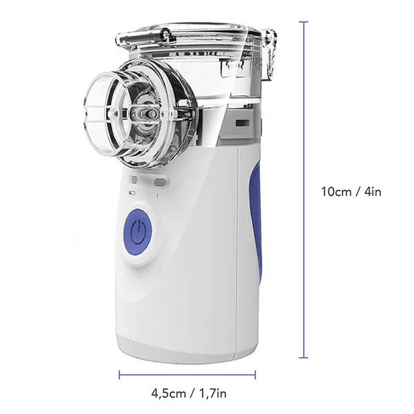 Ultrasonic Portable Nebulizer for Inhalation - Compact Inhaler for Respiratory Relief, Suitable for Adults and Children, Easy to Use, Quiet Operation