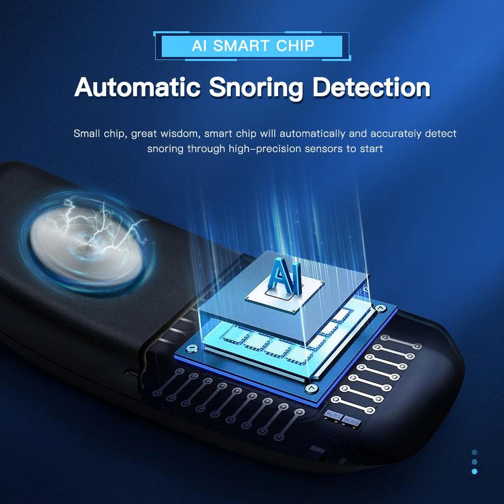Smart Anti Snoring Device EMS Pulse Stop Snore Effective Aid for Snoring Prevention