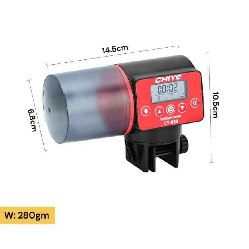 Smart Automatic Aquarium Feeder | Programmable, Large Capacity & Adjustable Portions for Freshwater and Saltwater Fish
