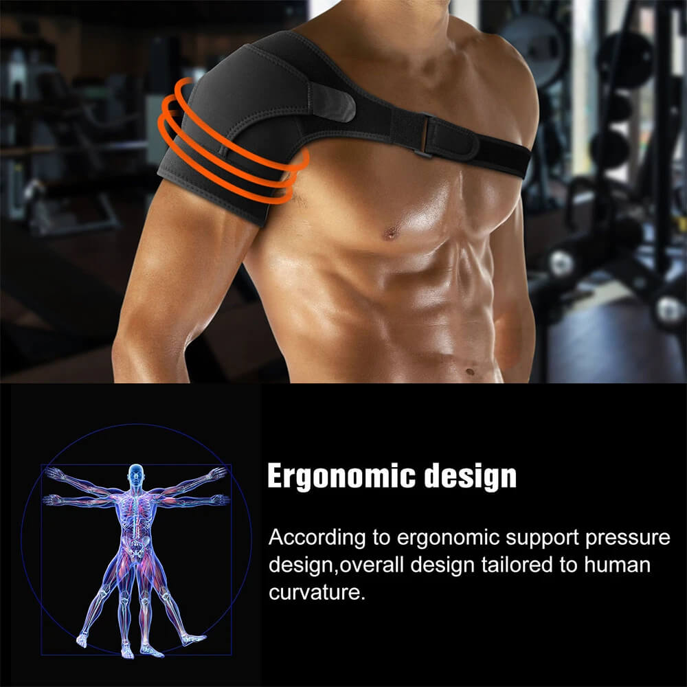 MythicGuard™ | Compression Shoulder Brace for Pain Relief & Support | Adjustable Fit for Sports & Daily Use