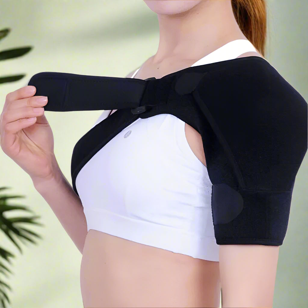 MythicGuard™ | Compression Shoulder Brace for Pain Relief & Support | Adjustable Fit for Sports & Daily Use