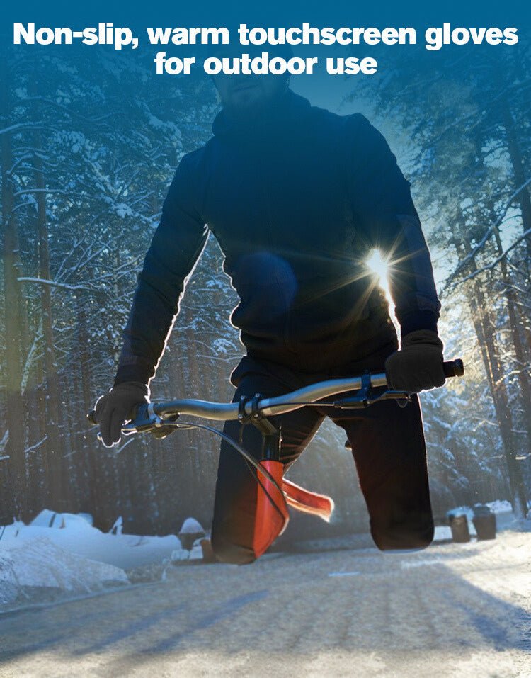 Thermal Waterproof Cycling Gloves | Insulated, Breathable & Touchscreen Compatible for Cold Weather Outdoor Activities