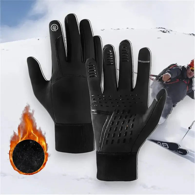 Thermal Waterproof Cycling Gloves | Insulated, Breathable & Touchscreen Compatible for Cold Weather Outdoor Activities
