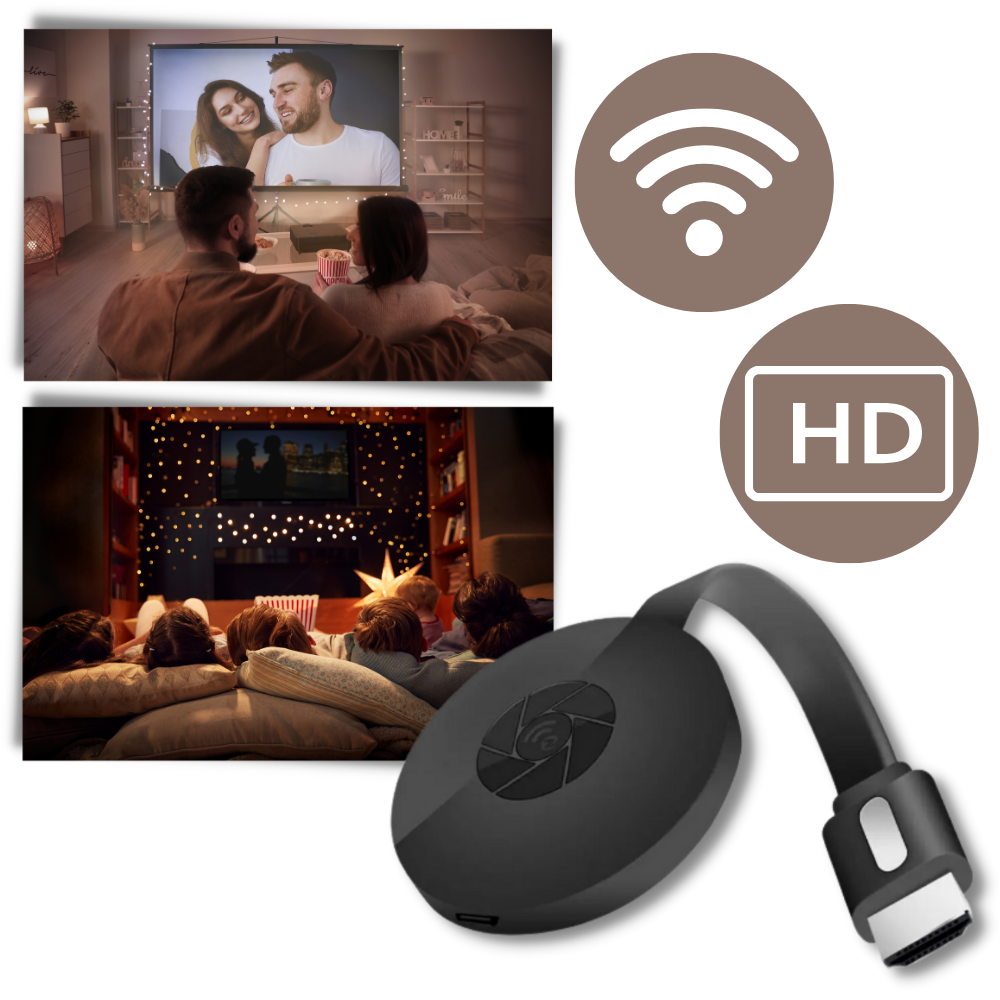 TV Dongle for Smart TV Conversion – HDMI Stick for Phone Mirroring & Streaming