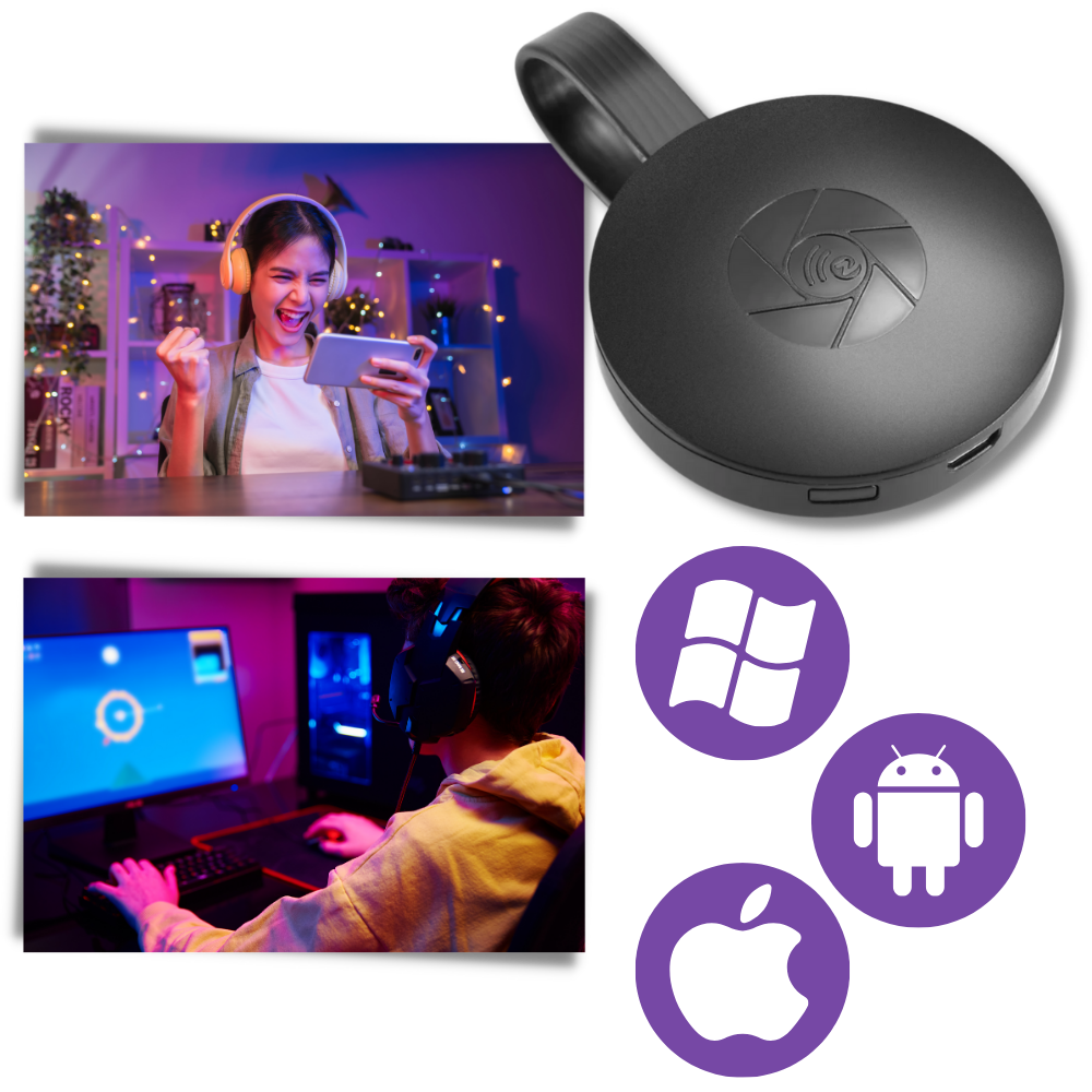 TV Dongle for Smart TV Conversion – HDMI Stick for Phone Mirroring & Streaming