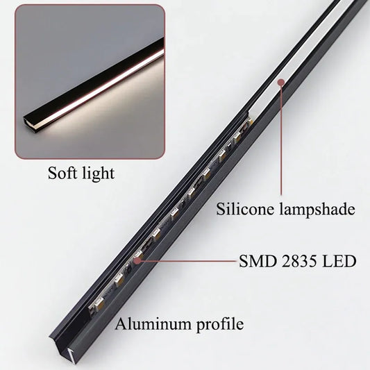 Ultra Thin LED Under Cabinet Light Bar | Customizable Length, Energy Efficient & Ideal for Kitchen and Living Room Lighting