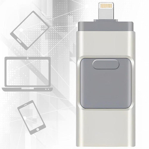 USB Flash Drive for iPhone & Android - 128GB High-Speed Storage for Photos, Videos, and Files Transfer