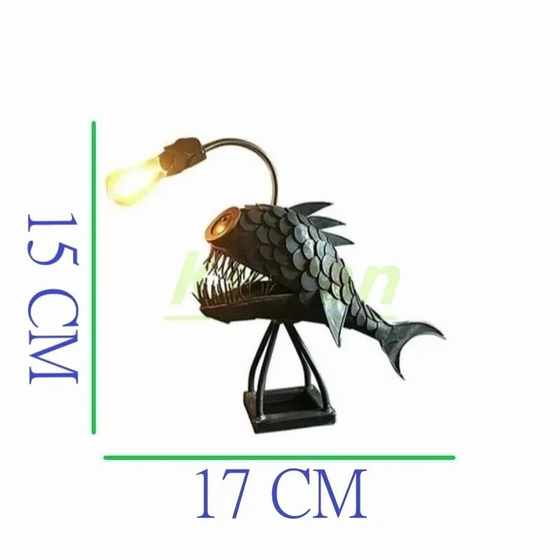 Steampunk Angler Fish Lamp – Cool & Unusual Floor Lamp for Your Home