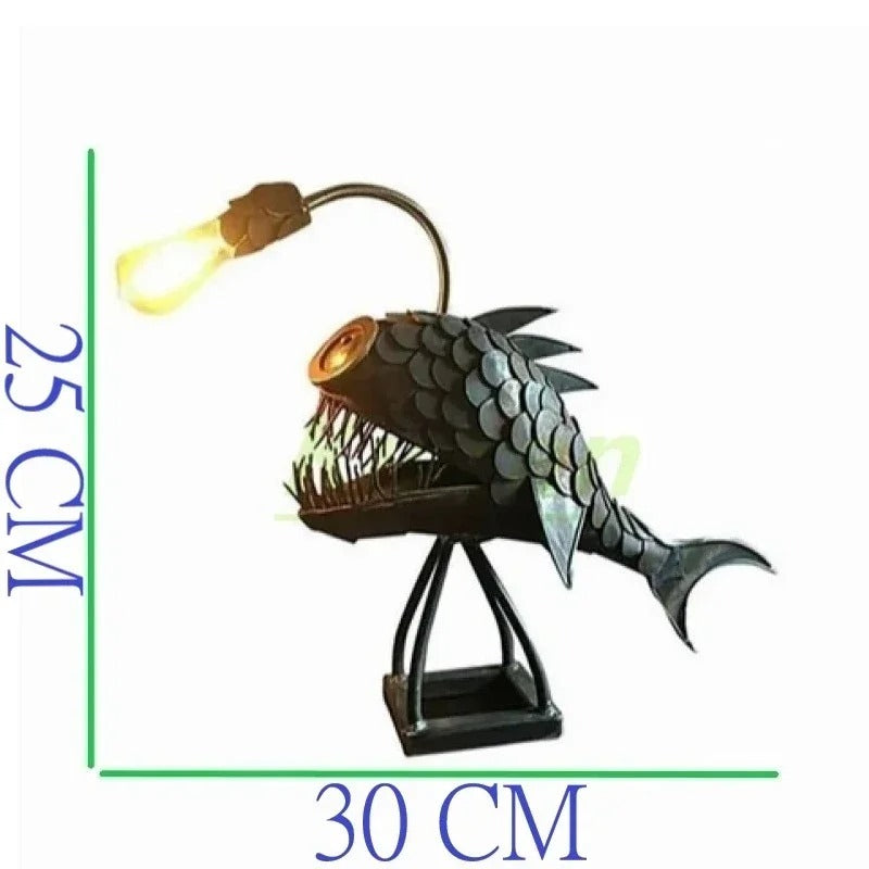 Steampunk Angler Fish Lamp – Cool & Unusual Floor Lamp for Your Home