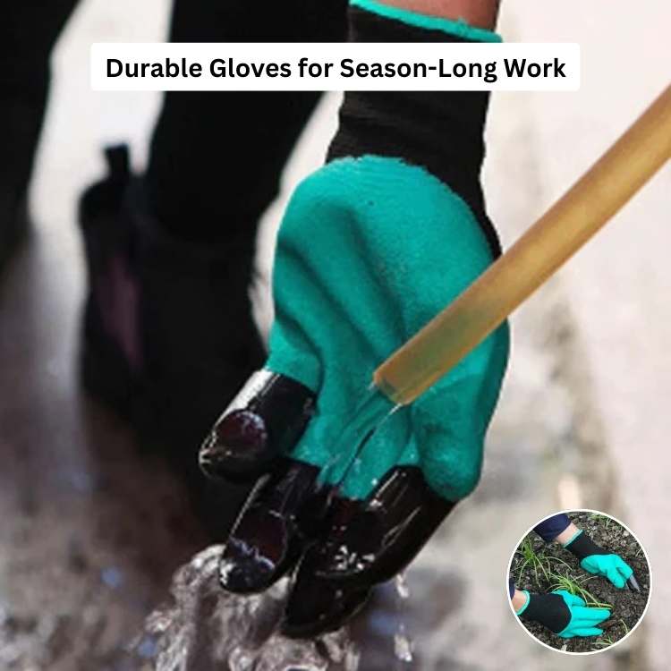 Gardening Gloves with Removable Claws | Durable, Puncture-Resistant & Comfortable for Digging, Planting, and Raking