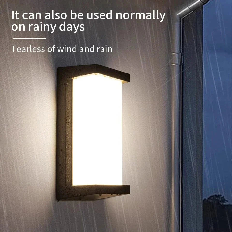 LED Outdoor Wall Light | Waterproof, PIR Motion Sensor for Balconies, Porches & Gardens