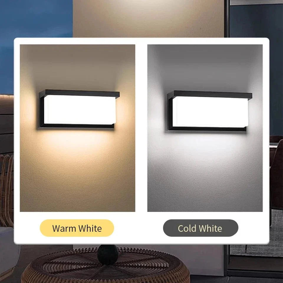 LED Outdoor Wall Light | Waterproof, PIR Motion Sensor for Balconies, Porches & Gardens