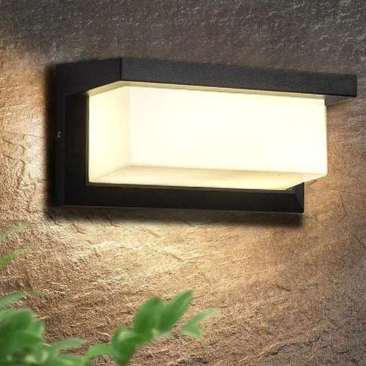 LED Outdoor Wall Light | Waterproof, PIR Motion Sensor for Balconies, Porches & Gardens
