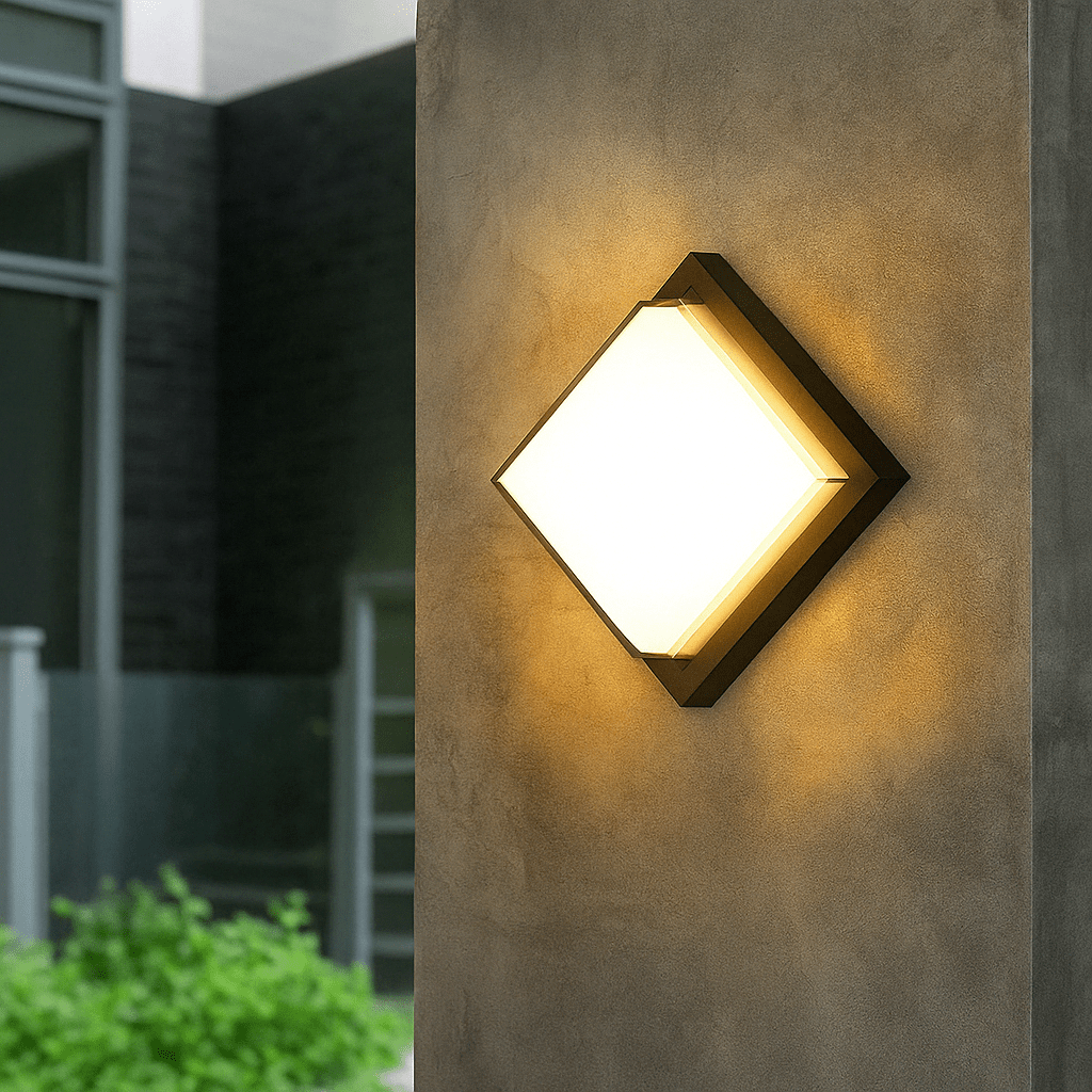 LED Outdoor Wall Light | Waterproof, PIR Motion Sensor for Balconies, Porches & Gardens