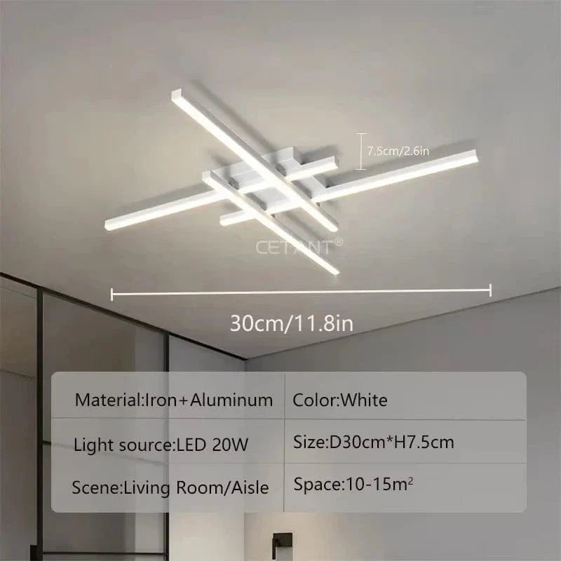 Modern LED Ceiling Light | Energy Efficient, Soft Illumination & Available in 30/40/50cm for Bedroom and Living Room