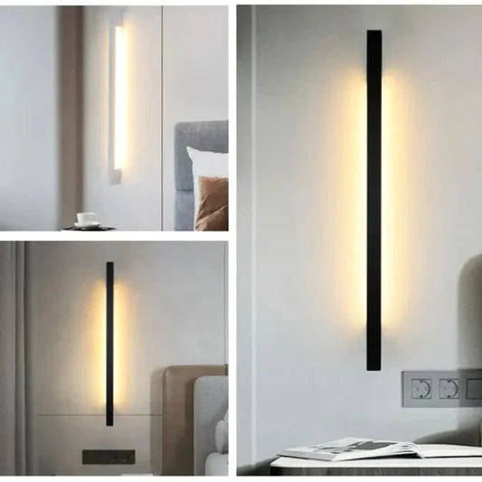 Modern Minimalist LED Wall Lamp | Adjustable Brightness, Multiple Sizes & Ideal for Living Room or Bedroom Decor