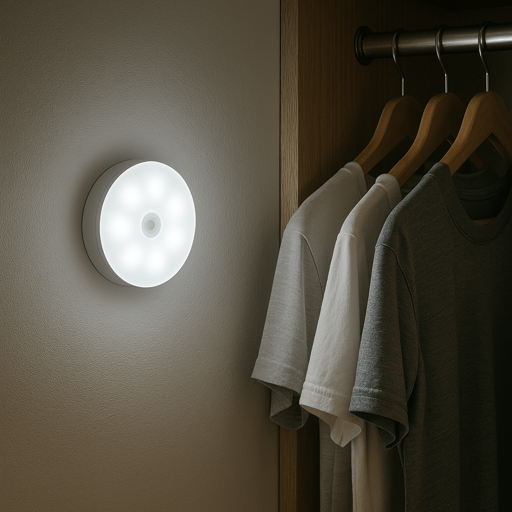 Rechargeable Motion Sensor LED Light | Energy-Saving, USB Rechargeable & Ideal for Hallways, Stairs, Wardrobes & Cupboards