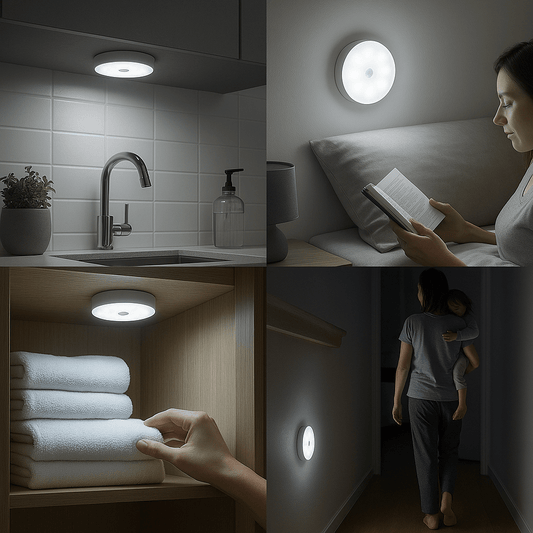Rechargeable Motion Sensor LED Light | Energy-Saving, USB Rechargeable & Ideal for Hallways, Stairs, Wardrobes & Cupboards