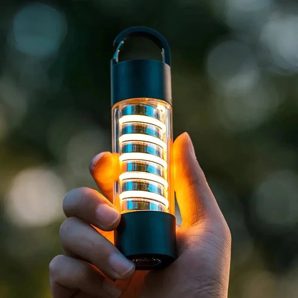 Adjustable Rechargeable Camping Light | Waterproof, Portable & Ideal for Hiking and Outdoor Adventures