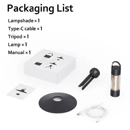 Adjustable Rechargeable Camping Light | Waterproof, Portable & Ideal for Hiking and Outdoor Adventures
