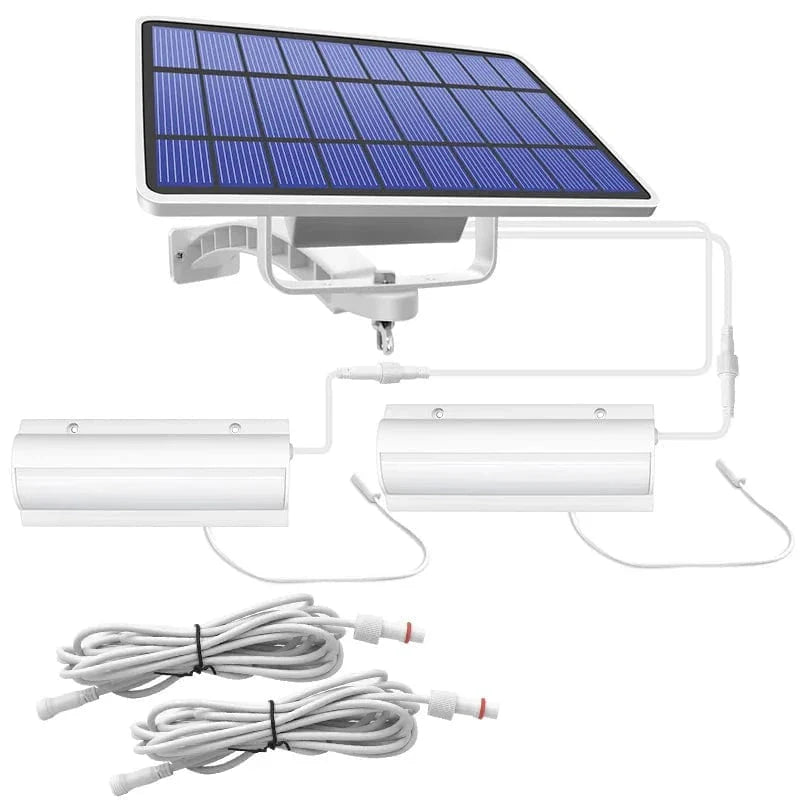Solar Pendant Outdoor Light | Dual or Single Head, IP65 Waterproof & Ideal for Patios, Barns, and Indoor Spaces