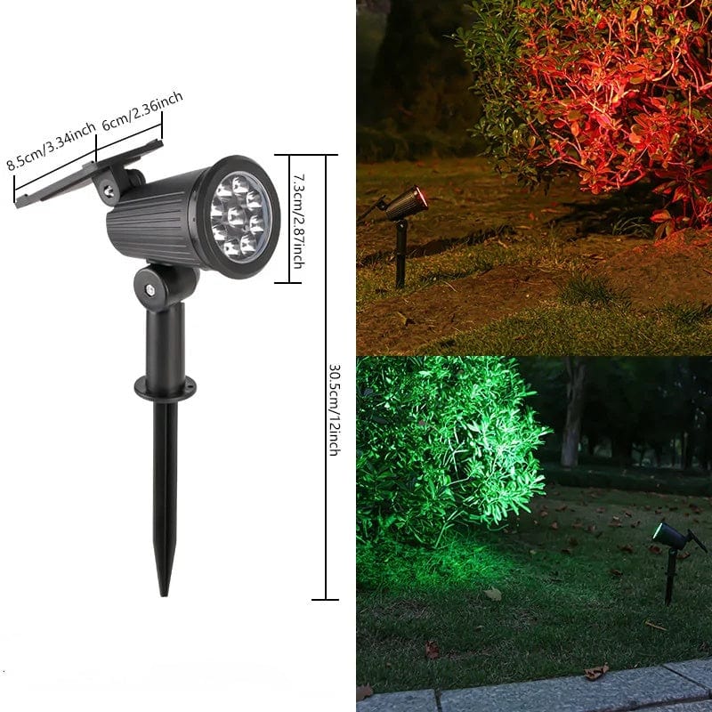 Solar-Powered LED Garden Spotlight | Weather-Resistant, Adjustable & Ideal for Pathways, Patios & Outdoor Spaces