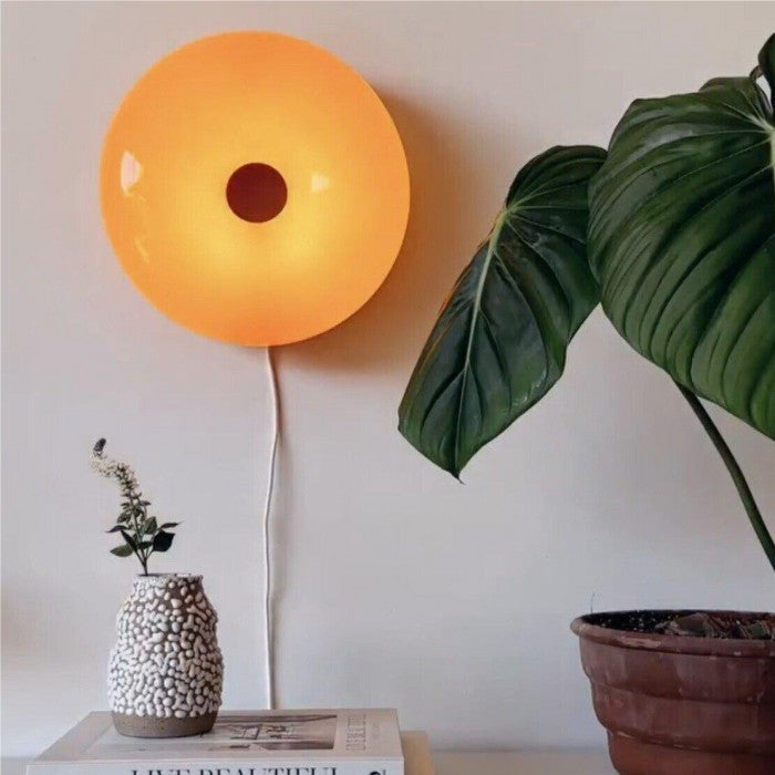 LED Donut Wall Light/Table Lamp - Modern Design for Home Decor & Ambient Lighting