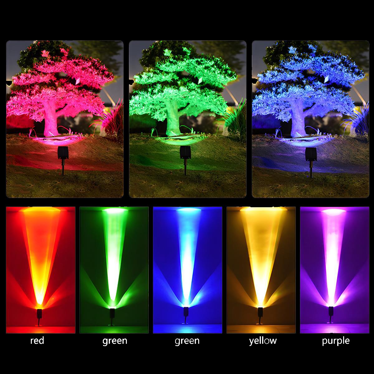 Waterproof Solar LED Multi-Zoom Spot Light | Adjustable Zoom. Eco-Friendly & Ideal for Garden and Outdoor Landscape Lighting