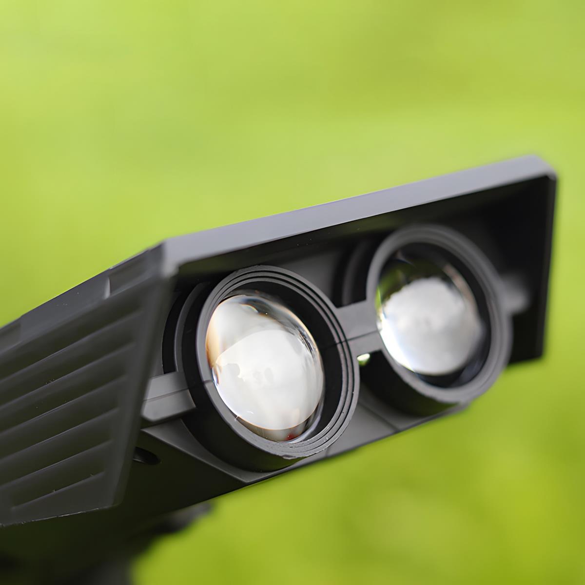 Waterproof Solar LED Multi-Zoom Spot Light | Adjustable Zoom. Eco-Friendly & Ideal for Garden and Outdoor Landscape Lighting