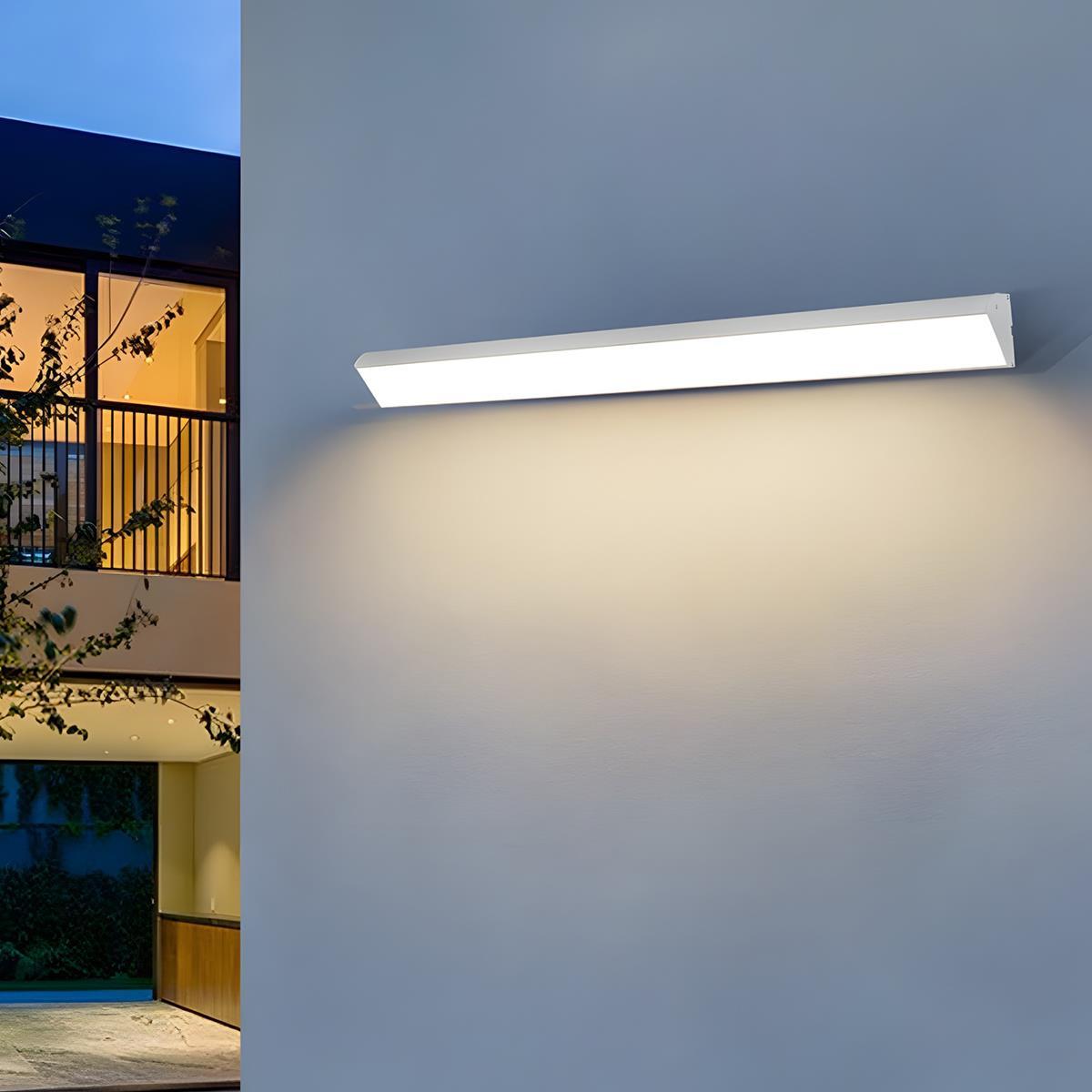 LED Waterproof Outdoor Strip Lights | IP65 Weatherproof. Adjustable Angle & Ideal for Patios. Porches & Exterior Walls