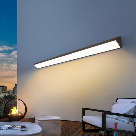 LED Waterproof Outdoor Strip Lights | IP65 Weatherproof. Adjustable Angle & Ideal for Patios. Porches & Exterior Walls
