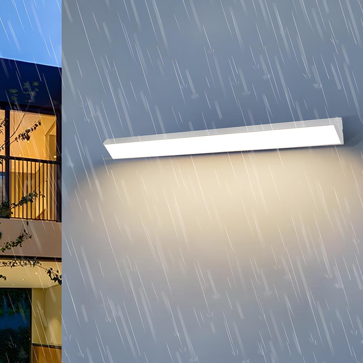 LED Waterproof Outdoor Strip Lights | IP65 Weatherproof. Adjustable Angle & Ideal for Patios. Porches & Exterior Walls