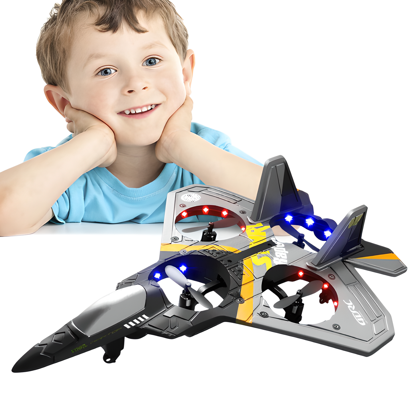 RC Aircraft Toy – Exciting Airplane Toys Remote Control for Beginners, Flying Aircraft Toys with Stable Performance & Easy Operation