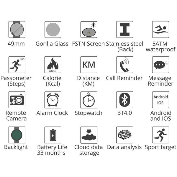 T1 Tact SmartWatch Gear Tech UK
