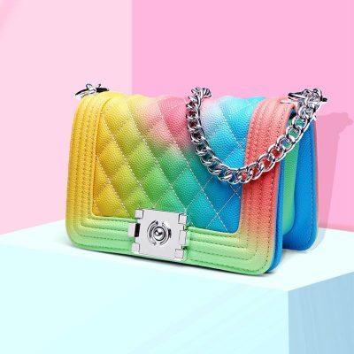 Rainbow crossbody purse hotsell