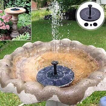 Solar-Powered Easy Bird Fountain Kit - Balma Home