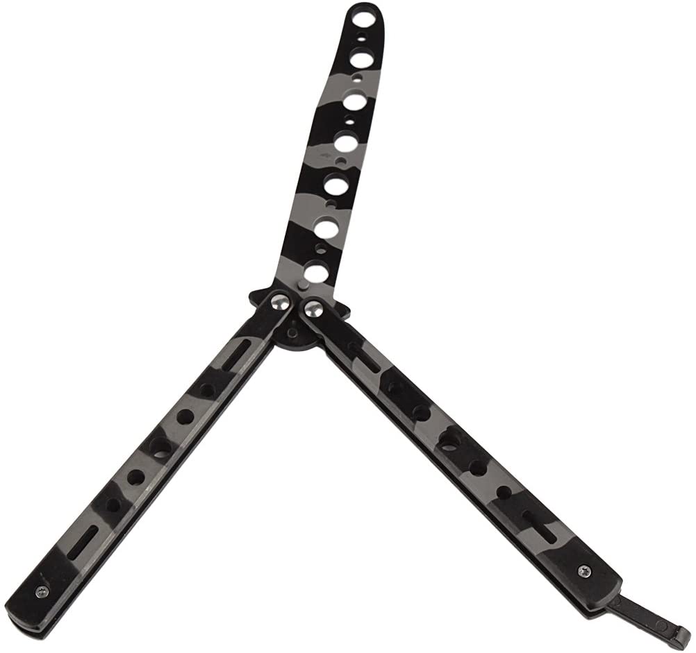 Stainless Steel knife Butterfly Training Knife butterfly knife gaming tool knife dull tool