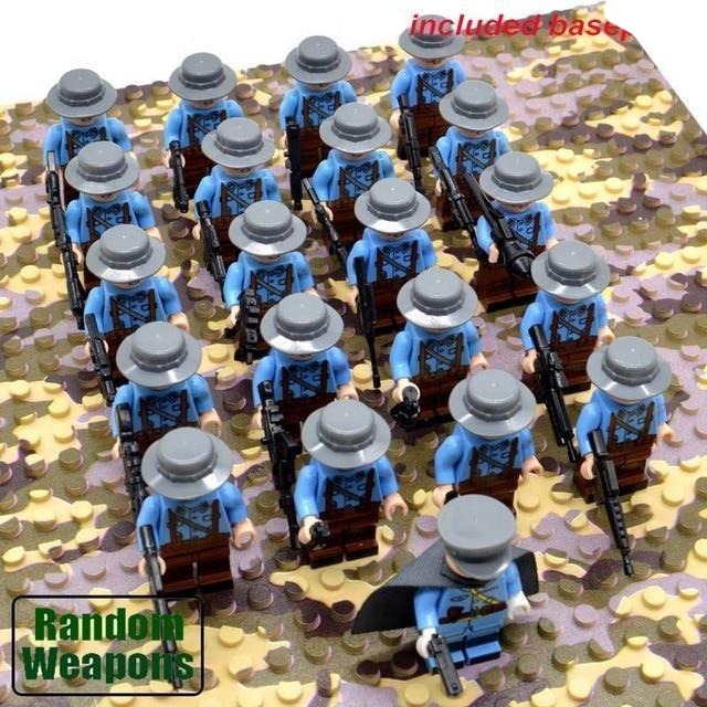 21PCs/set WWII Army Military Building Blocks German France Italy Japan Britain - Balma Home