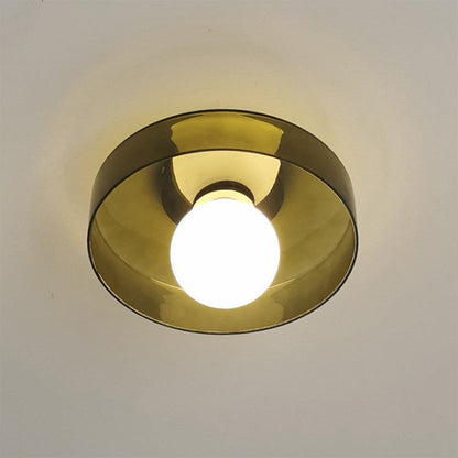 Modern Round LED Ceiling Light Fixture - Energy-Efficient Lighting for Living Room & Kitchen Spaces